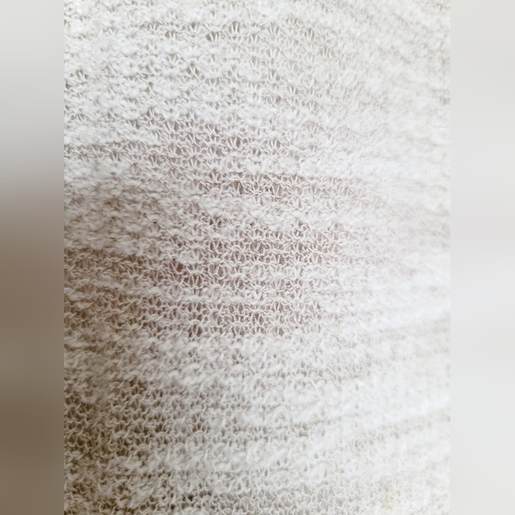 Express Women Cotton-Rayon Cutout Sleebes Tunic Sweater Light Gray Small Oversz - Picture 13 of 14